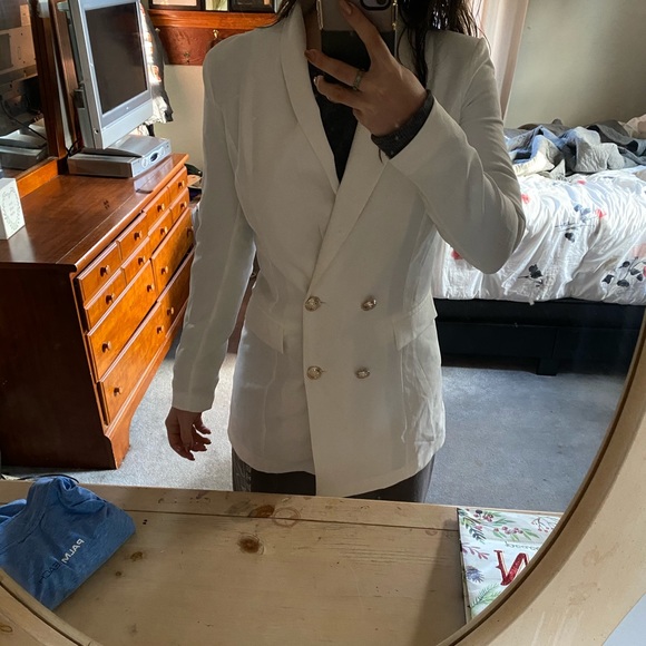 Boohoo White Blazer - Picture 5 of 6